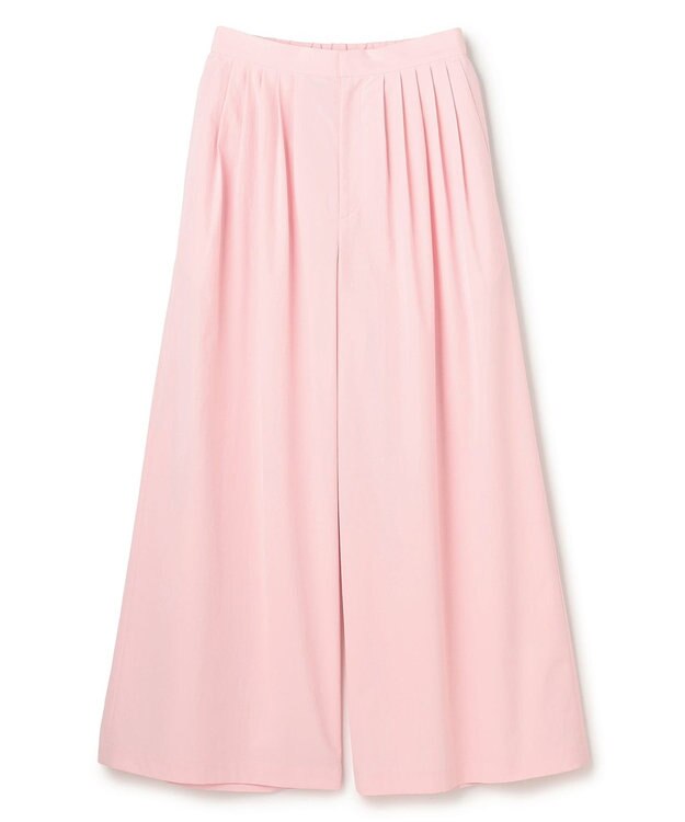 uncrave クールタッチカラータイプライター ワイドパンツ ピンク(WEB限定カラー)