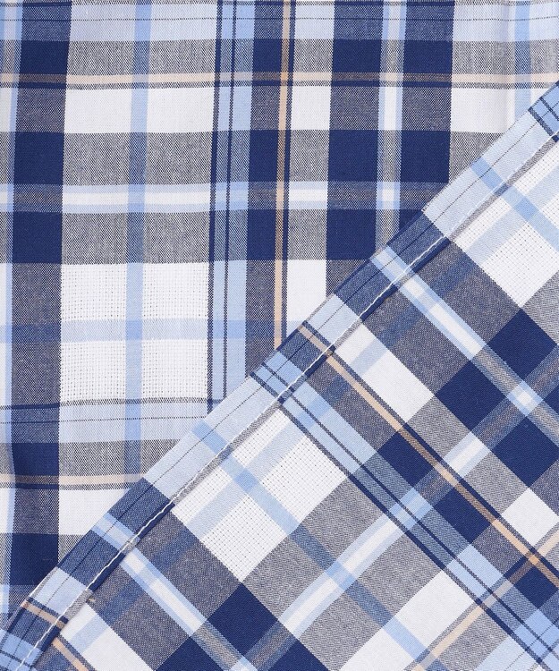 J.PRESS KIDS 【110-130cm】ロゴプリント チェックシャツ ネイビー系4