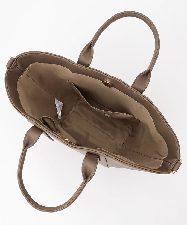 ANY 【２WAY】ワイド ショルダーバッグ キャメル系