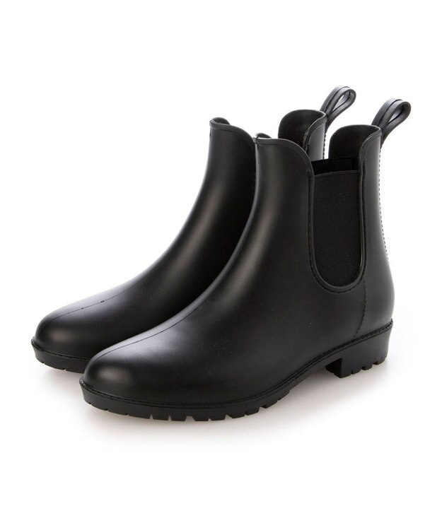 ing <ing>【WEB限定】【レイン対応】サイドゴアレインブーツ ブラック