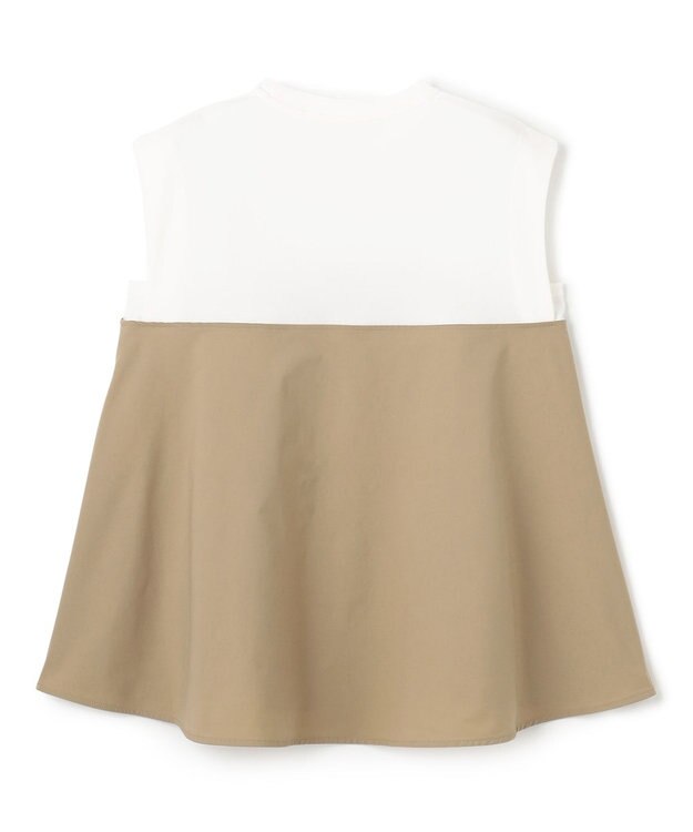 UNFILO L ビスチェ レイヤードT オフ×ベージュ