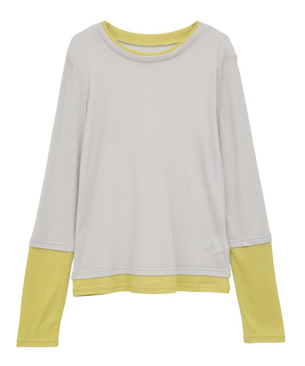 earth music&ecology レイヤードシアープルオーバー Light Gray