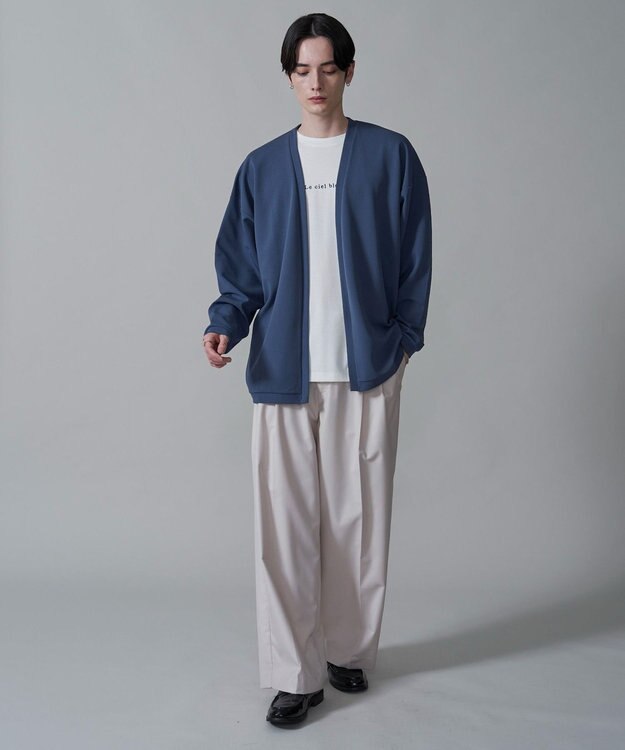 WEGO カルゼアンサンブルカーディガン（LS） ブルー