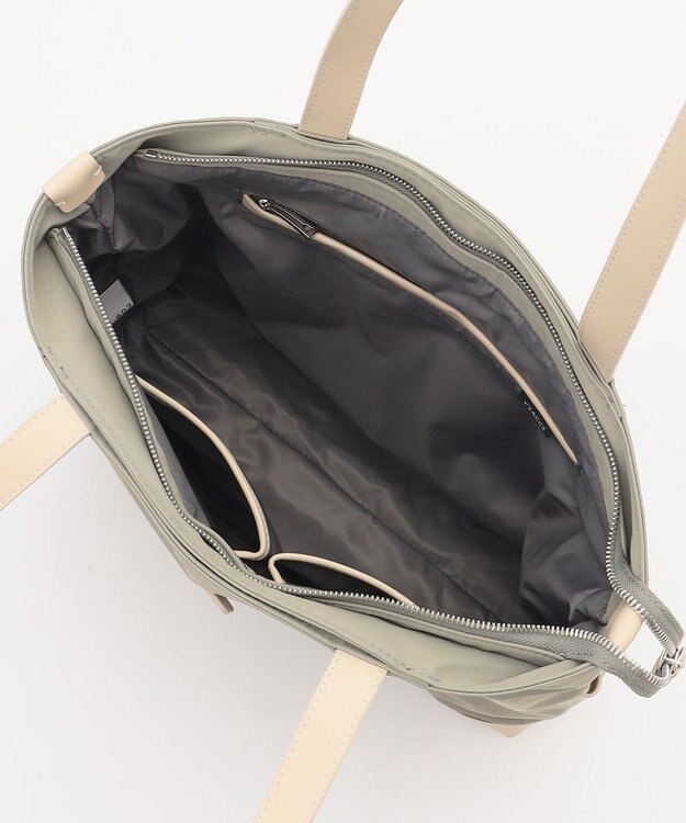 Y'SACCS アシメファスナーポケットトート ライトグリーン