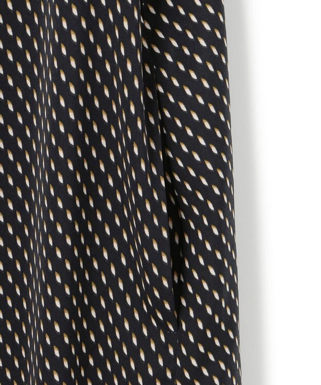 23区 S 【洗える】グラデーションドットプリント ワンピース ネイビー系