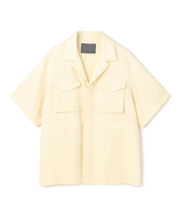 uncrave ドレープツイル ミリタリー ジャケット エクリュ