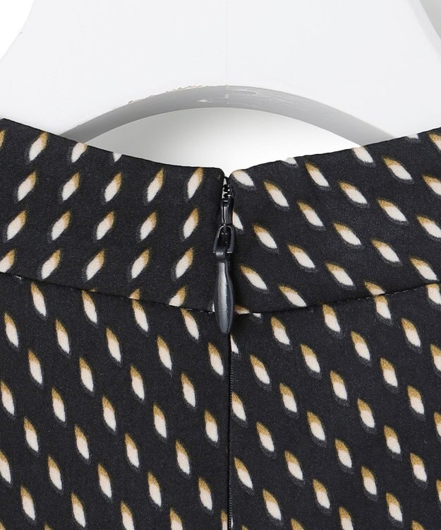 23区 S 【洗える】グラデーションドットプリント ワンピース ネイビー系