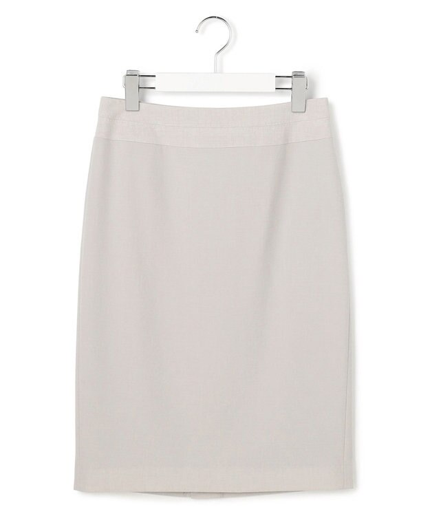 ICB レーヨンライクトロ タイトスカート ライトグレー