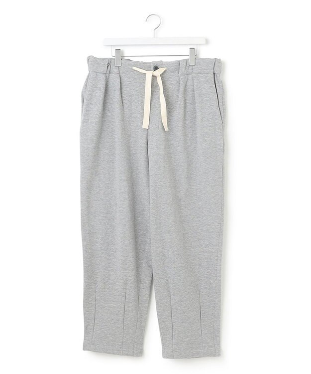 J.PRESS YORK STREET 【UNISEX】裏毛ワイドスウェットパンツ ライトグレー系