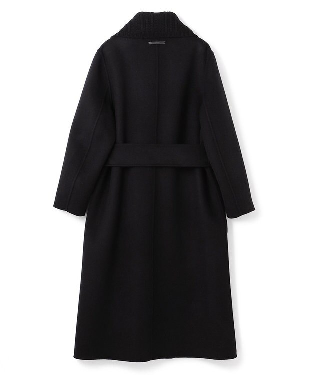 JOSEPH ダブルフェイスカラーブロック　ダブルブレステッドコート Black/grey