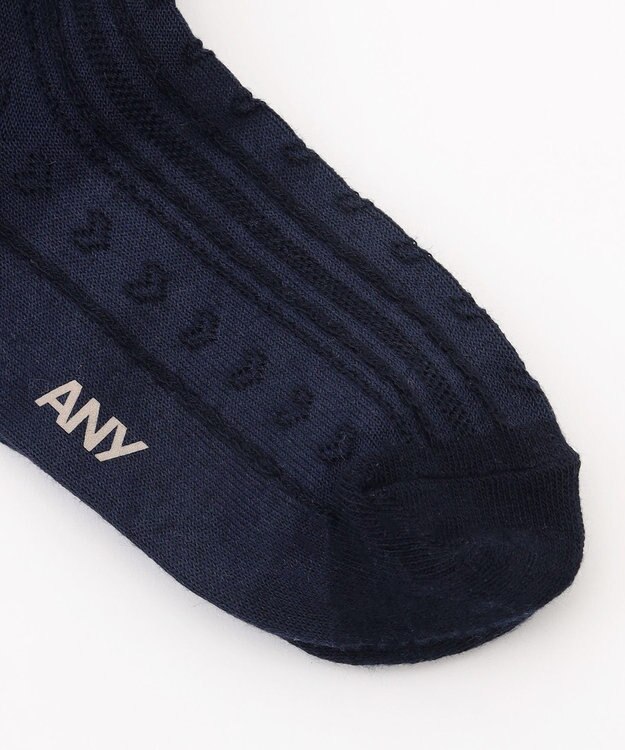 ANY KIDS レースショートソックス ネイビー
