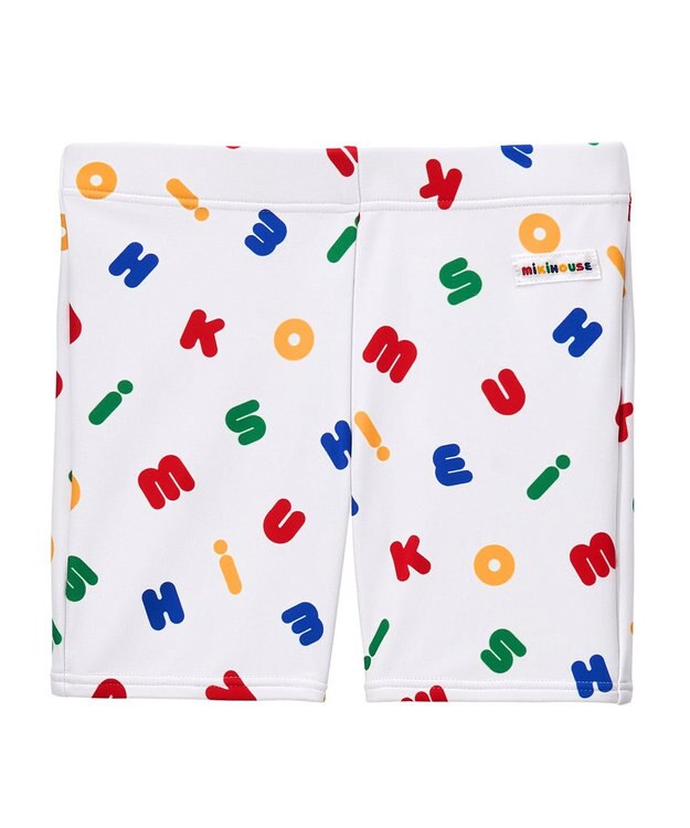 MIKI HOUSE HOT BISCUITS 【ミキハウス】【80-130cm】5分丈水着 マルチカラー