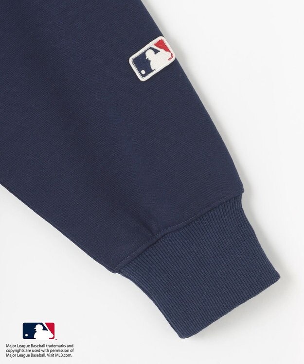 ANY 【洗濯機可/UVケア】MLB/メジャーリーグベースボール クルーネックスウェット ネイビー