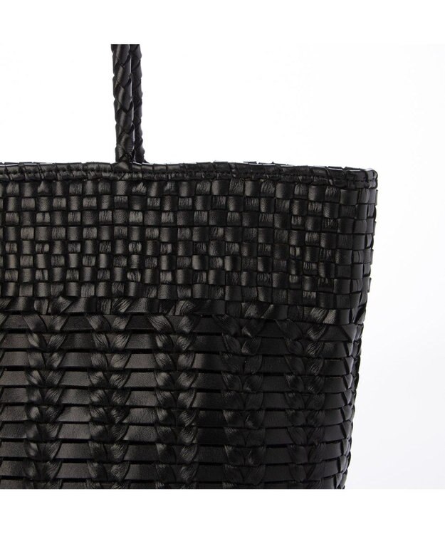 UNBILLION ペルケ perche / 牛革メッシュ編みトートL ブラック