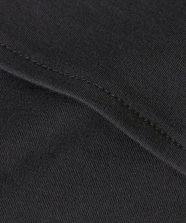 組曲 レーススリーブシルケット カットソー ブラック系