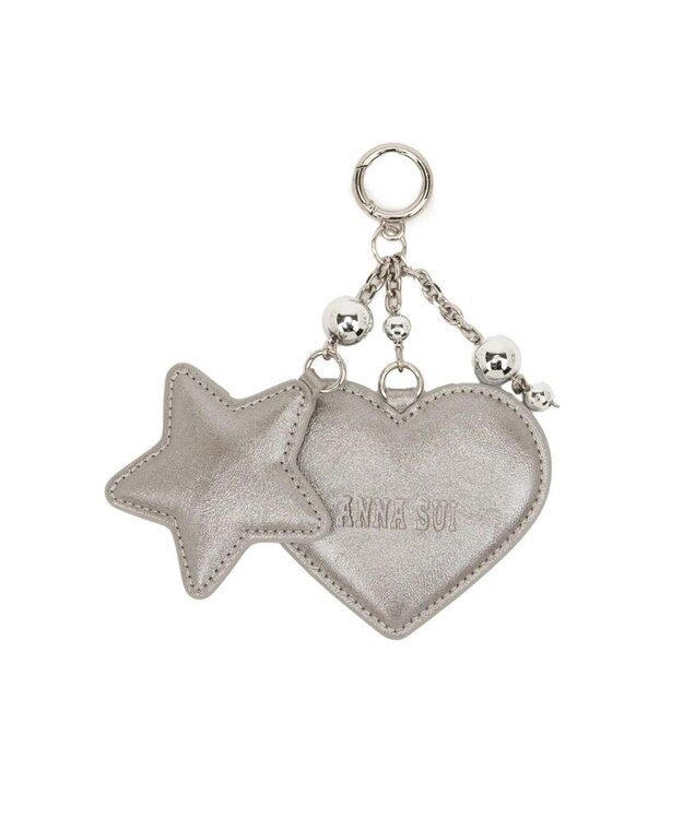 ANNA SUI ルミナス 2WAYハンドバッグ（大） シルバー