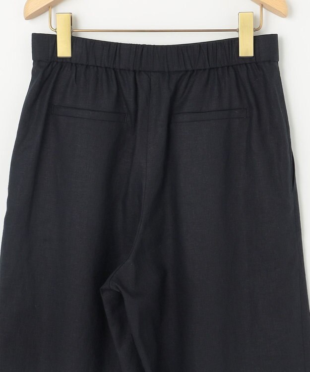 組曲 リネンレーヨンワイド パンツ ネイビー系