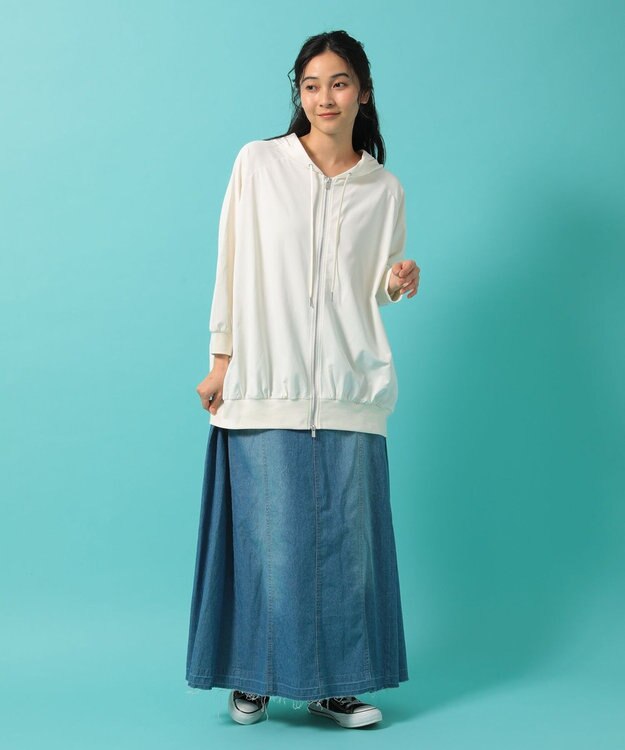 Green Parks ＵＶカットｂｉｇパーカー Ecru