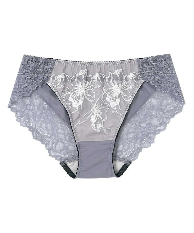 AMPHI ショーツ 【ふわふわブラ】 BYJ380とペア アウターにひびきにくい(裾) PYJ180 アンフィ／ワコール グレー