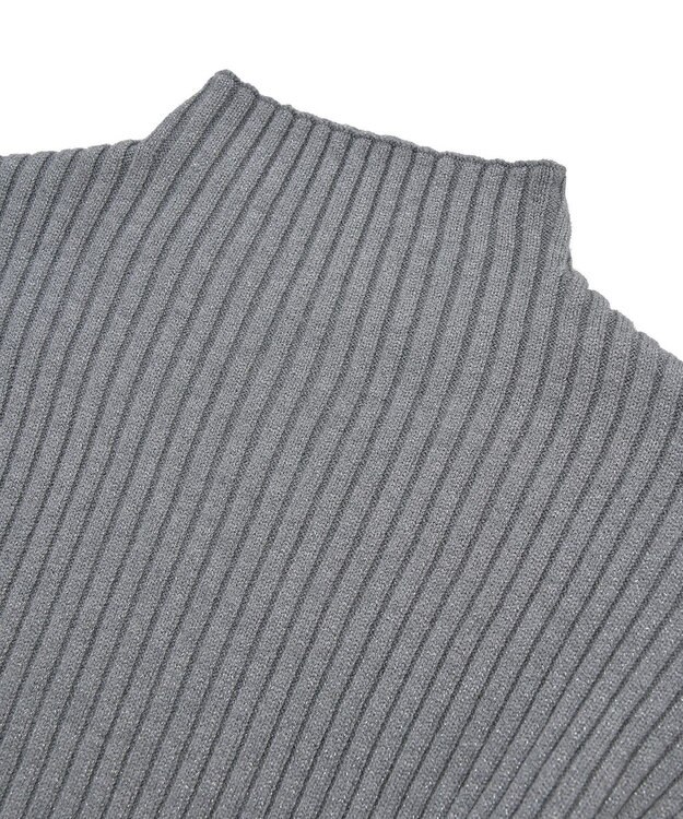 Green Parks ・ｓｗｉｎｇ　ｂｙ　ボトルネックラメニット Gray