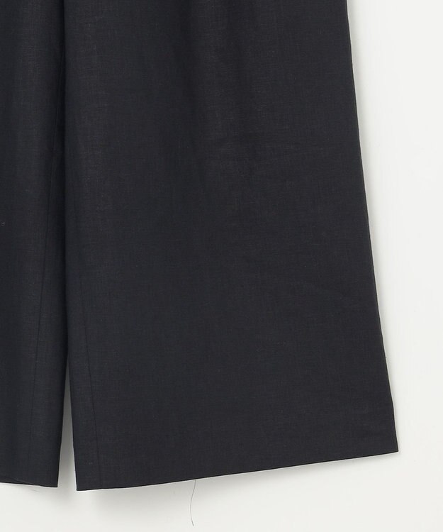 組曲 リネンレーヨンワイド パンツ ネイビー系