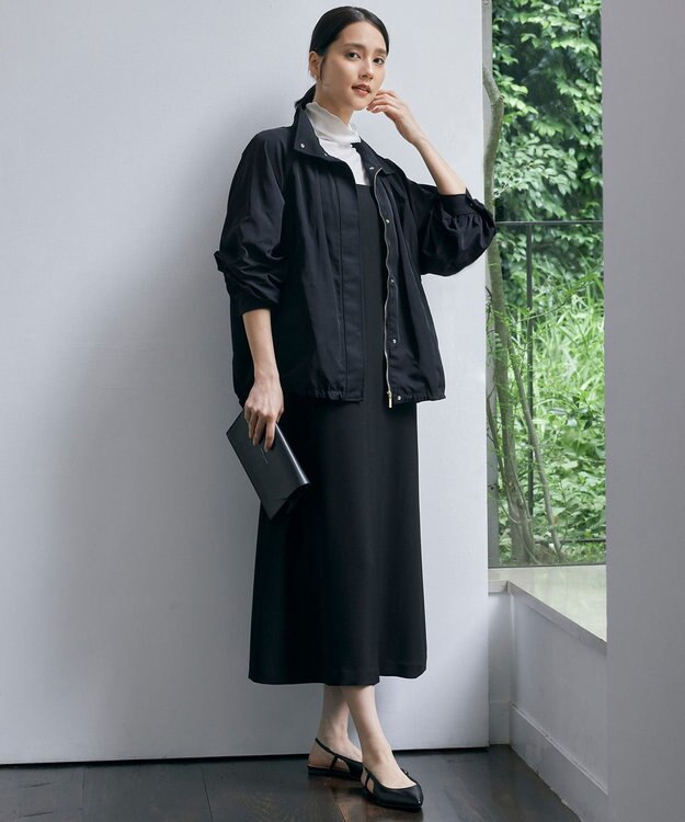 自由区 【洗える】ハイツイストキャミソール ワンピース ブラック