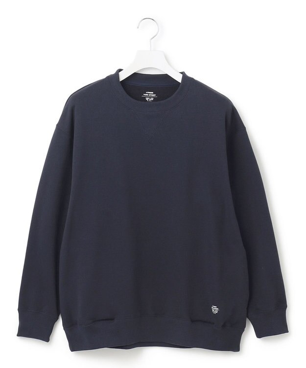 J.PRESS YORK STREET 【UNISEX】裏毛クルーネックトレーナー ネイビー系