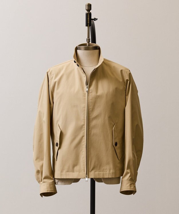 J.PRESS MEN コットンポリエステルポプリン ゴルフジャケット ベージュ系