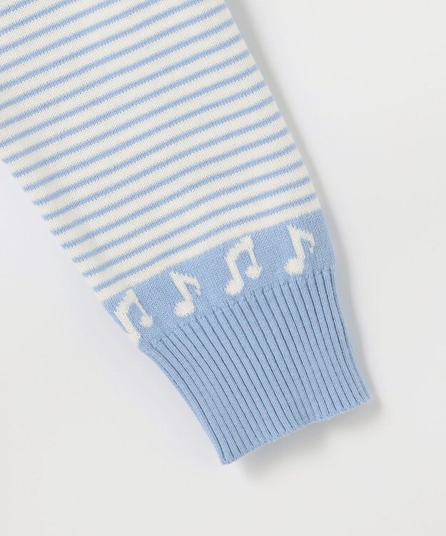 組曲 KIDS 【150-160㎝】ハーモニー ボーダートップス サックスブルー