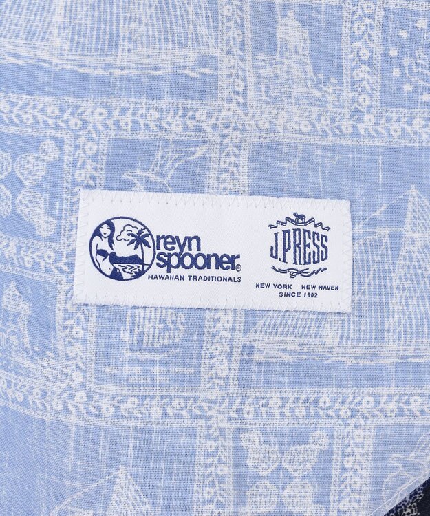 J.PRESS MEN Reyn spooner×J.PRESS リバースプリントクレイジーシャツ ネイビー系9