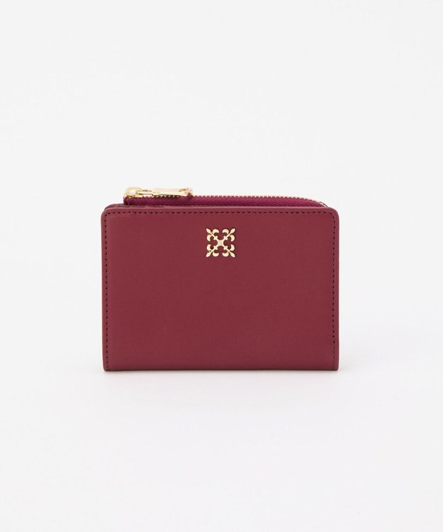 russet ミニモノグラムプレートハーフウォレット(SO-421) 【新色】Bordeaux