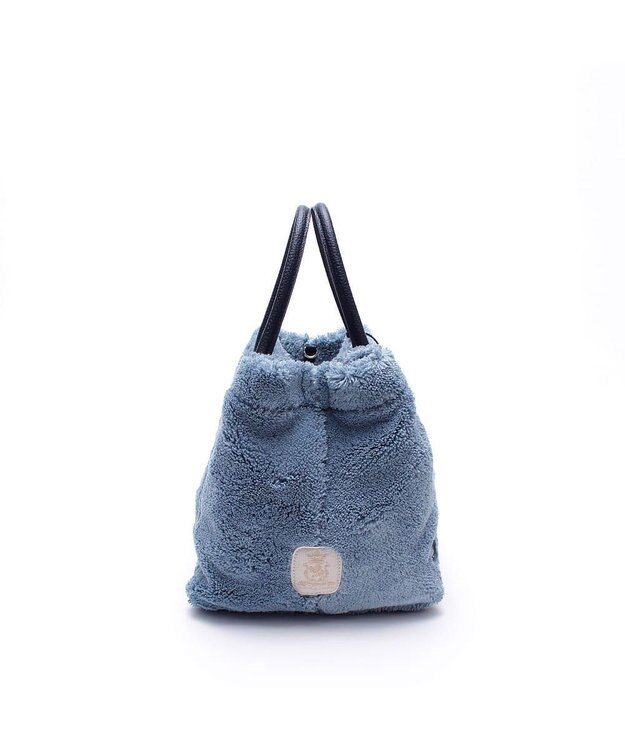 A.D.M.J. 【もこもこ】オスカー/コード刺しゅうキューブトート25cm(Dカン＋) BOSCO BLU