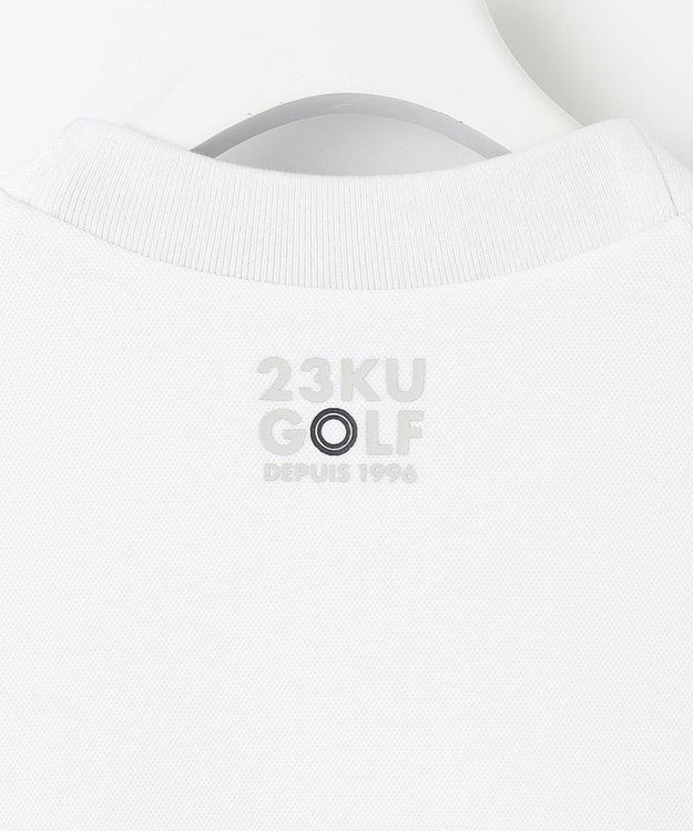 23区GOLF 【MEN】オックスダンボール  プルオーバー ホワイト系
