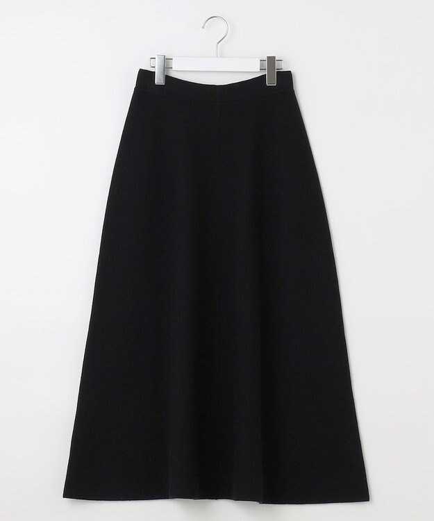 23区 【滝沢眞規子さん着用/洗える】ウールカシミヤ ニットスカート ブラック系