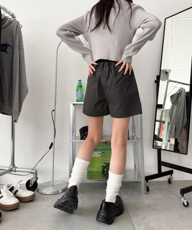 WEGO スニーカーソールローファー ブラック