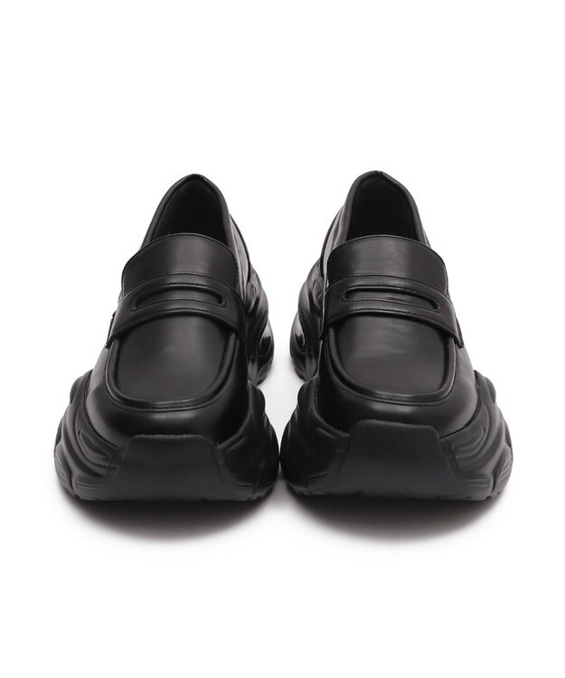 WEGO スニーカーソールローファー ブラック