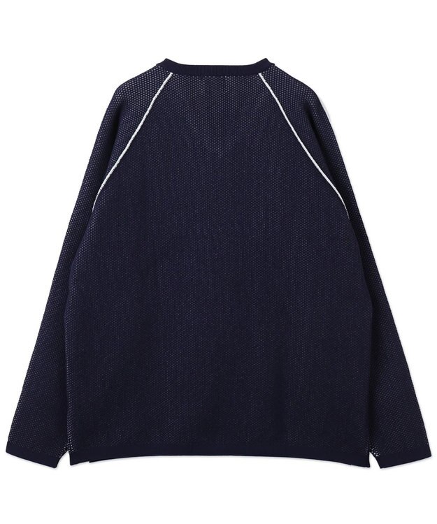 WEGO 【ユニセックス着用ITEM】ゲームロゴメッシュジャガードプルオーバー ネイビー