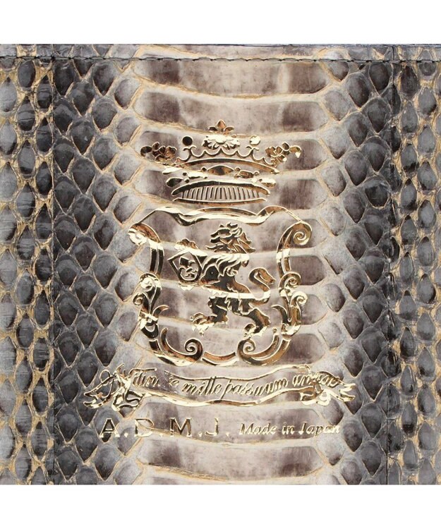 A.D.M.J. 【スネークレザー】オーガナイザーパース ドラゴブルー