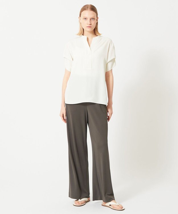 BEIGE， 【WEB＆一部店舗限定・S-size】GRANIUM / ブラウス Ecru