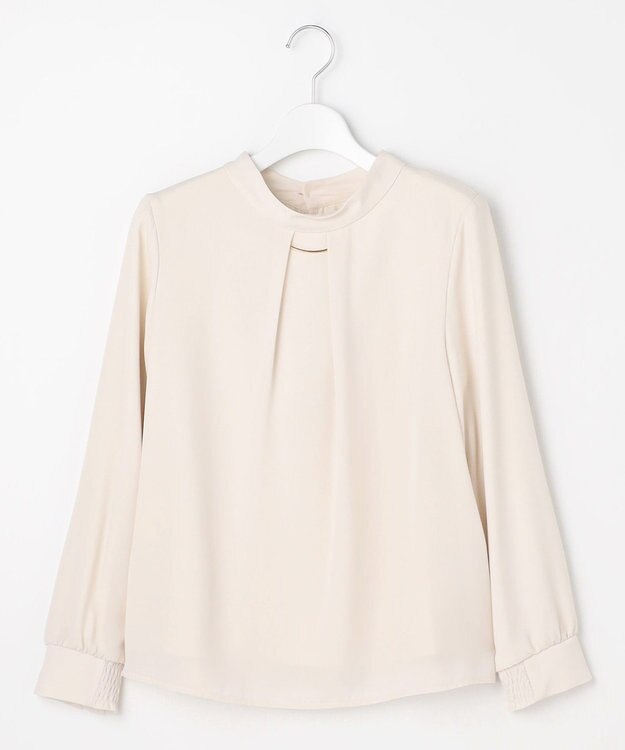 ANY SIS L 【4WAY・裏起毛】エニポカ ボウタイ ブラウス アイボリー