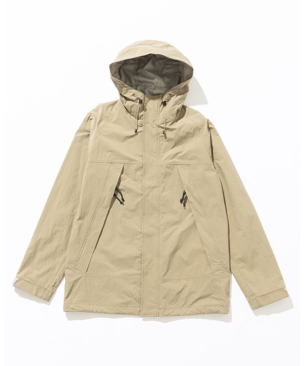 JOSEPH ABBOUD MOUNTAIN 【CREA掲載・ECO撥水/軽量/抗菌性/ライナードッキング対応】タスランワッシャー マウンテン パーカー ベージュ系