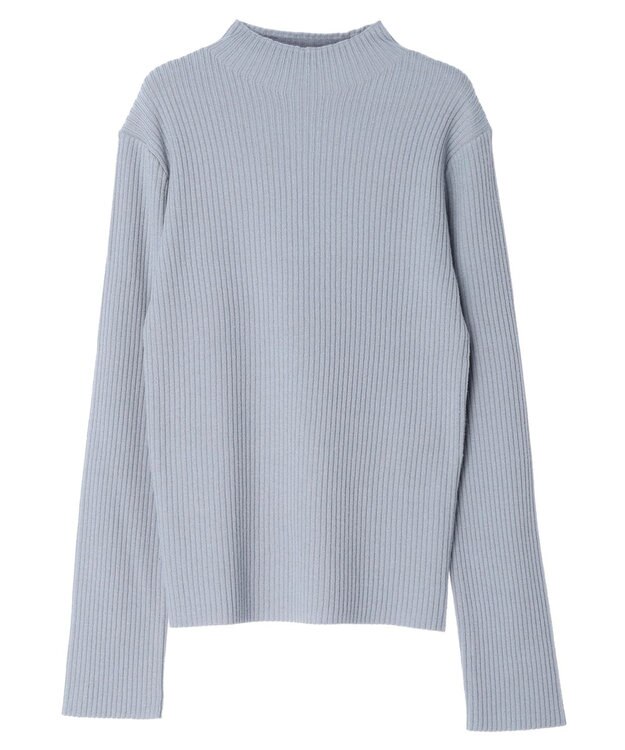 earth music&ecology ＳＥＴ２点Ｖネックジャンスカ＋ハイネックニット Gray