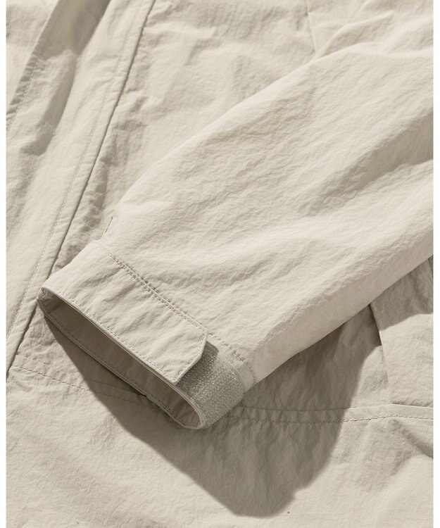 JOSEPH ABBOUD MOUNTAIN 【CREA掲載・ECO撥水/軽量/抗菌性/ライナードッキング対応】タスランワッシャー マウンテン パーカー ライトグレー系