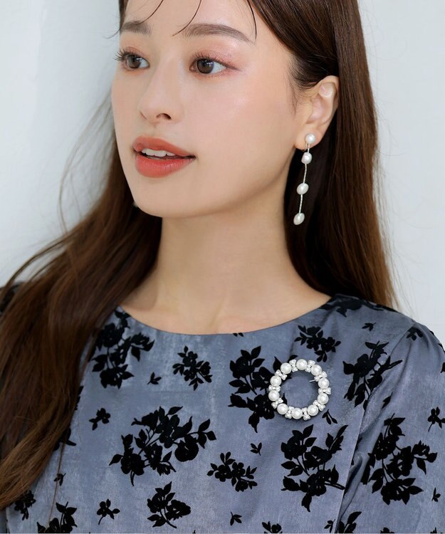 Tiaclasse サークルブローチ シルバー