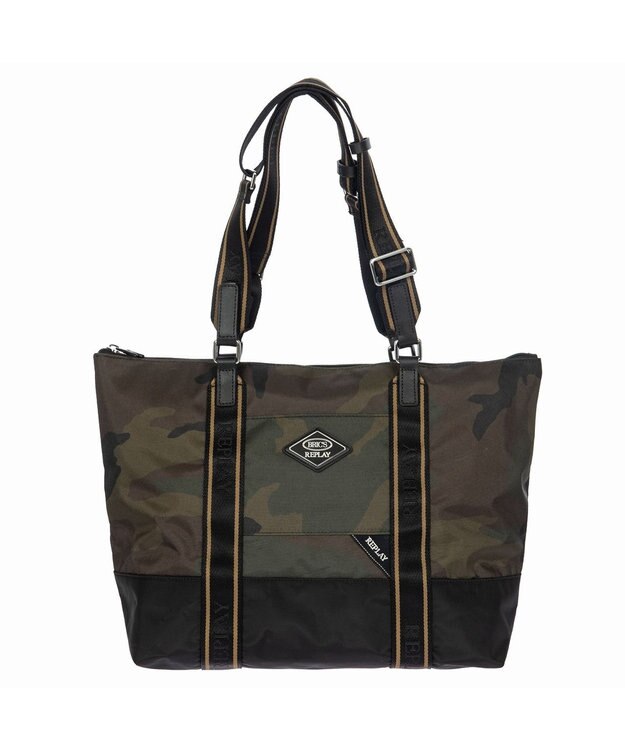 ACE BAGS & LUGGAGE  BRIC'S×REPLAY X-COLLECTION  ショッピングバッグL 89284 JXC47070 ブリックス カモフラージュ