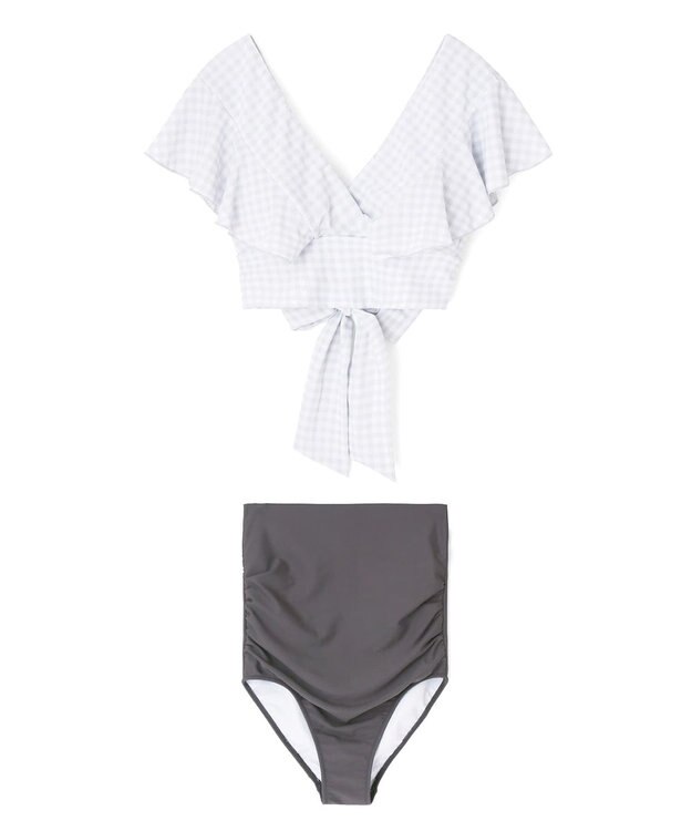 San-ai Resort（三愛水着楽園） 【SALE】カバーデザイン　ノンワイヤー水着　9M　【San-ai Resort（サンアイリゾート）】 グレー