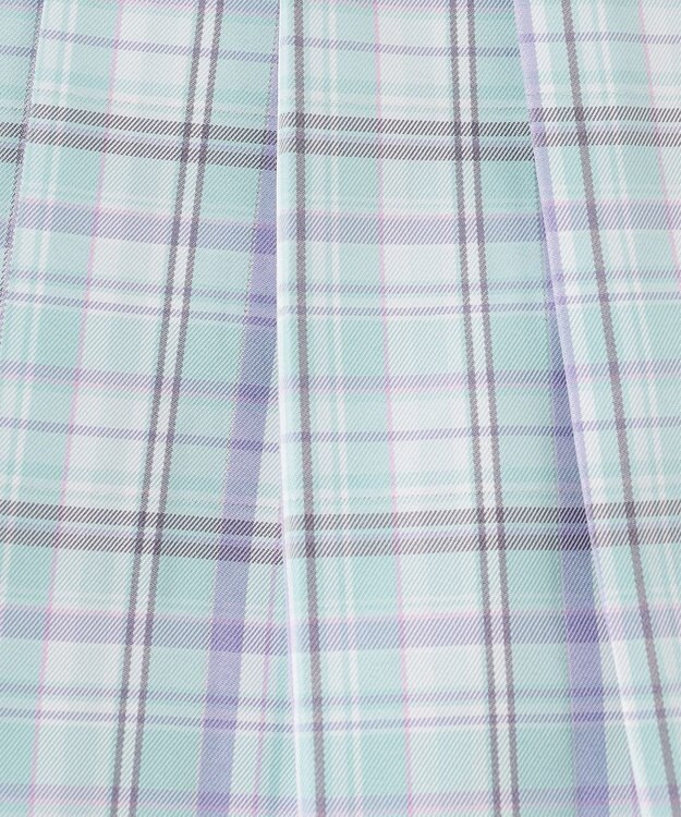 ANY KIDS チェックプリーツスカパン ミント