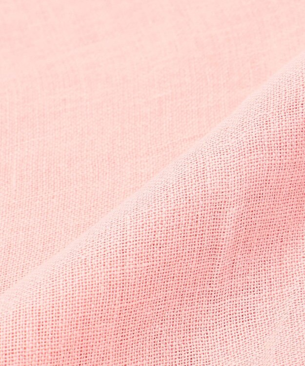 自由区 リネンハイゲージ ストール ライトピンク