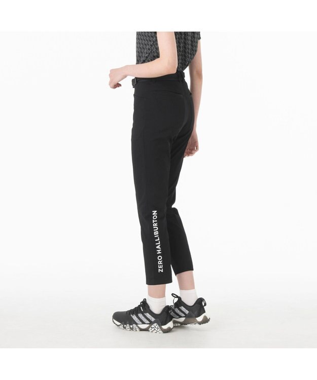 ZERO HALLIBURTON サマーシアサッカーパンツ 82838 W4S7aレディースゴルフ ブラック
