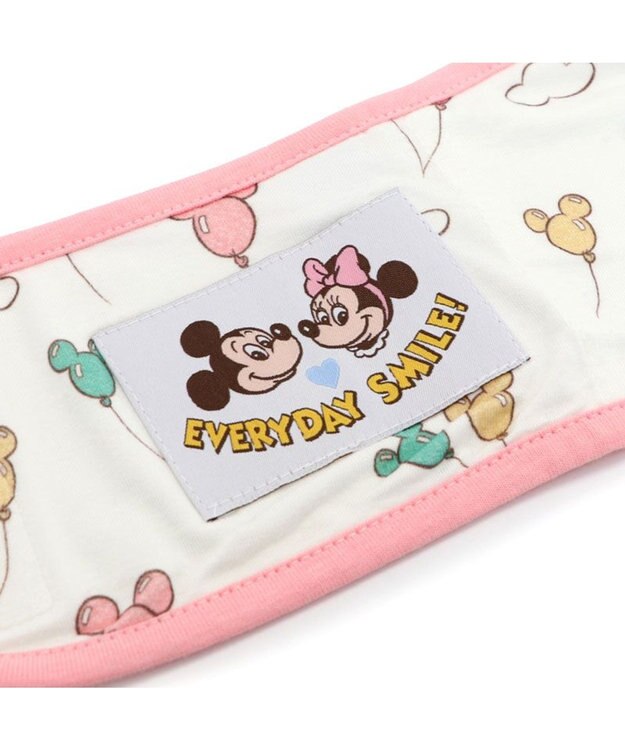 PET PARADISE ディズニー ミッキーマウス マナーベルト 《風船柄》 小型犬 ホワイト×ピンク